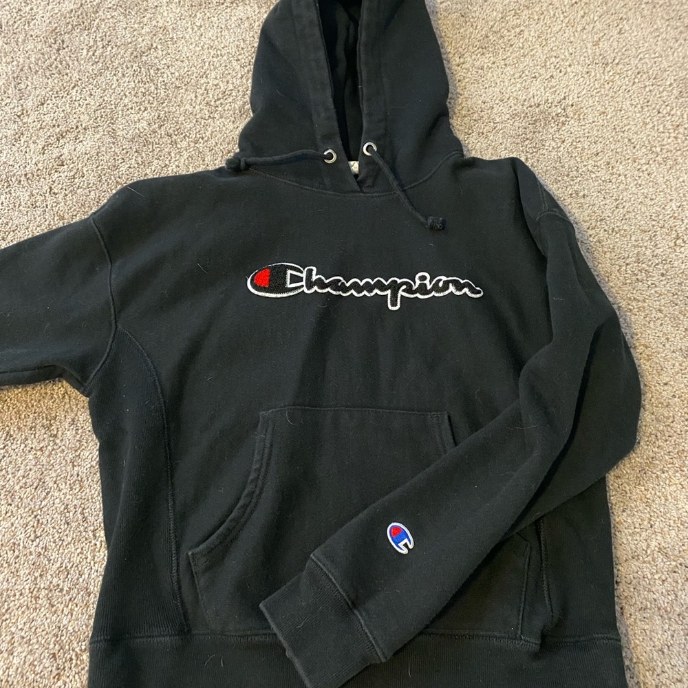 CHAMPION Size Small Hooded Sweatshirt